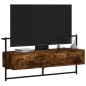 vidaXL TV-Wandschrank Räuchereiche 100,5x30x51 cm Holzwerkstoff vidaXL TV-Wandschrank Räuchereiche 100,5x30x51 cm Holzwerkstoff
