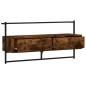 vidaXL TV-Wandschrank Räuchereiche 100,5x30x51 cm Holzwerkstoff vidaXL TV-Wandschrank Räuchereiche 100,5x30x51 cm Holzwerkstoff