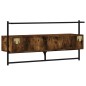 vidaXL TV-Wandschrank Räuchereiche 100,5x30x51 cm Holzwerkstoff vidaXL TV-Wandschrank Räuchereiche 100,5x30x51 cm Holzwerkstoff