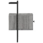 vidaXL Wand-Nachttisch Grau Sonoma 35x30x51 cm Holzwerkstoff vidaXL Wand-Nachttisch Grau Sonoma 35x30x51 cm Holzwerkstoff