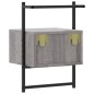 vidaXL Wand-Nachttisch Grau Sonoma 35x30x51 cm Holzwerkstoff vidaXL Wand-Nachttisch Grau Sonoma 35x30x51 cm Holzwerkstoff