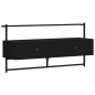 vidaXL TV-Wandschrank Schwarz 100,5x30x51 cm Holzwerkstoff vidaXL TV-Wandschrank Schwarz 100,5x30x51 cm Holzwerkstoff