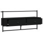 vidaXL TV-Wandschrank Schwarz 100,5x30x51 cm Holzwerkstoff vidaXL TV-Wandschrank Schwarz 100,5x30x51 cm Holzwerkstoff