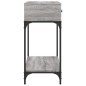 vidaXL Konsolentisch Grau Sonoma 100x34,5x75 cm Holzwerkstoff vidaXL Konsolentisch Grau Sonoma 100x34,5x75 cm Holzwerkstoff