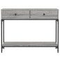 vidaXL Konsolentisch Grau Sonoma 100x34,5x75 cm Holzwerkstoff vidaXL Konsolentisch Grau Sonoma 100x34,5x75 cm Holzwerkstoff