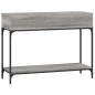 vidaXL Konsolentisch Grau Sonoma 100x34,5x75 cm Holzwerkstoff vidaXL Konsolentisch Grau Sonoma 100x34,5x75 cm Holzwerkstoff