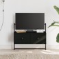 vidaXL TV-Wandschrank Schwarz 60,5x30x51 cm Holzwerkstoff vidaXL TV-Wandschrank Schwarz 60,5x30x51 cm Holzwerkstoff