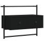 vidaXL TV-Wandschrank Schwarz 60,5x30x51 cm Holzwerkstoff vidaXL TV-Wandschrank Schwarz 60,5x30x51 cm Holzwerkstoff