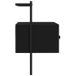 vidaXL TV-Wandschrank Schwarz 60,5x30x51 cm Holzwerkstoff vidaXL TV-Wandschrank Schwarz 60,5x30x51 cm Holzwerkstoff