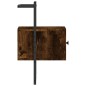 vidaXL Wand-Nachttisch Räuchereiche 35x30x51 cm Holzwerkstoff vidaXL Wand-Nachttisch Räuchereiche 35x30x51 cm Holzwerkstoff