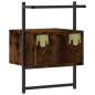 vidaXL Wand-Nachttisch Räuchereiche 35x30x51 cm Holzwerkstoff vidaXL Wand-Nachttisch Räuchereiche 35x30x51 cm Holzwerkstoff