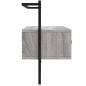 vidaXL TV-Wandschrank Grau Sonoma 100,5x30x51 cm Holzwerkstoff vidaXL TV-Wandschrank Grau Sonoma 100,5x30x51 cm Holzwerkstoff