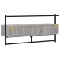 vidaXL TV-Wandschrank Grau Sonoma 100,5x30x51 cm Holzwerkstoff vidaXL TV-Wandschrank Grau Sonoma 100,5x30x51 cm Holzwerkstoff