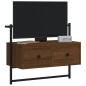 vidaXL TV-Wandschrank Braun Eiche 60,5x30x51 cm Holzwerkstoff vidaXL TV-Wandschrank Braun Eiche 60,5x30x51 cm Holzwerkstoff