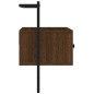 vidaXL TV-Wandschrank Braun Eiche 60,5x30x51 cm Holzwerkstoff vidaXL TV-Wandschrank Braun Eiche 60,5x30x51 cm Holzwerkstoff