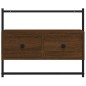 vidaXL TV-Wandschrank Braun Eiche 60,5x30x51 cm Holzwerkstoff vidaXL TV-Wandschrank Braun Eiche 60,5x30x51 cm Holzwerkstoff
