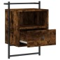 vidaXL Wand-Nachttisch Räuchereiche 40x30x61 cm Holzwerkstoff vidaXL Wand-Nachttisch Räuchereiche 40x30x61 cm Holzwerkstoff