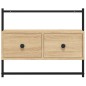 vidaXL TV-Wandschrank Sonoma-Eiche 60,5x30x51 cm Holzwerkstoff vidaXL TV-Wandschrank Sonoma-Eiche 60,5x30x51 cm Holzwerkstoff