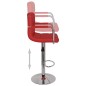 vidaXL Barhocker 2 Stk. Weinrot Kunstleder vidaXL Barhocker 2 Stk. Weinrot Kunstleder
