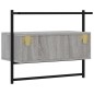 vidaXL TV-Wandschrank Grau Sonoma 60,5x30x51 cm Holzwerkstoff vidaXL TV-Wandschrank Grau Sonoma 60,5x30x51 cm Holzwerkstoff