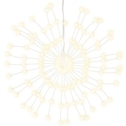 vidaXL Weihnachtsbeleuchtung Feuerwerk 140 LEDs Warmweiß 17 cm
