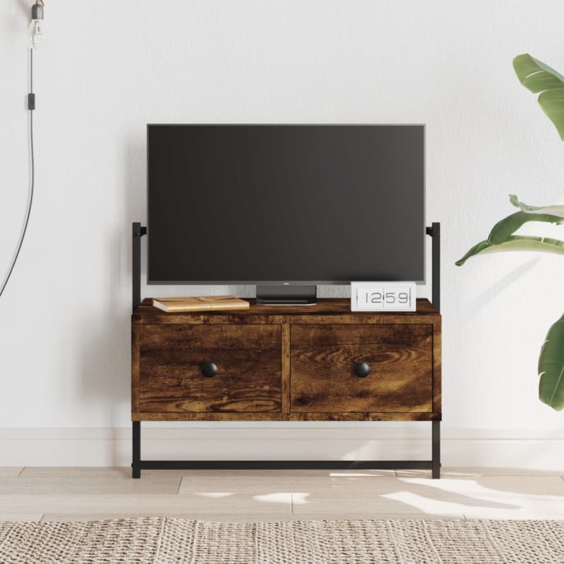 vidaXL TV-Wandschrank Räuchereiche 60,5x30x51 cm Holzwerkstoff vidaXL TV-Wandschrank Räuchereiche 60,5x30x51 cm Holzwerkstoff
