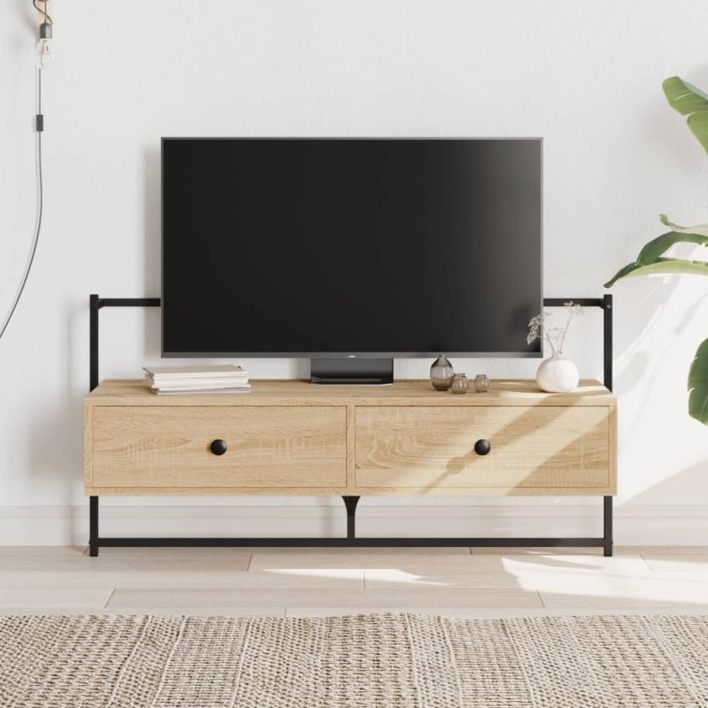 vidaXL TV-Wandschrank Sonoma-Eiche 100,5x30x51 cm Holzwerkstoff vidaXL TV-Wandschrank Sonoma-Eiche 100,5x30x51 cm Holzwerkstoff