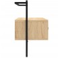 vidaXL TV-Wandschrank Sonoma-Eiche 100,5x30x51 cm Holzwerkstoff vidaXL TV-Wandschrank Sonoma-Eiche 100,5x30x51 cm Holzwerkstoff