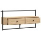 vidaXL TV-Wandschrank Sonoma-Eiche 100,5x30x51 cm Holzwerkstoff vidaXL TV-Wandschrank Sonoma-Eiche 100,5x30x51 cm Holzwerkstoff