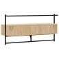 vidaXL TV-Wandschrank Sonoma-Eiche 100,5x30x51 cm Holzwerkstoff vidaXL TV-Wandschrank Sonoma-Eiche 100,5x30x51 cm Holzwerkstoff