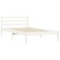vidaXL Massivholzbett Weiß 75x190 cm Kiefer 2FT6 Small Single vidaXL Massivholzbett Weiß 75x190 cm Kiefer 2FT6 Small Single