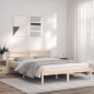 vidaXL Massivholzbett 135x190 cm Kiefer 4FT6 Double vidaXL Massivholzbett 135x190 cm Kiefer 4FT6 Double