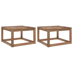 vidaXL Garten-Palettentische 2 Stk. 60x60x36,5 cm Kiefernholz