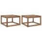 vidaXL Garten-Palettentische 2 Stk. 60x60x36,5 cm Kiefernholz vidaXL Garten-Palettentische 2 Stk. 60x60x36,5 cm Kiefernholz