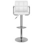 Barhocker 2 Stk. Weiß Kunstleder Barhocker 2 Stk. Weiß Kunstleder
