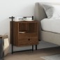 vidaXL Wand-Nachttisch Braun Eiche 40x30x61 cm Holzwerkstoff vidaXL Wand-Nachttisch Braun Eiche 40x30x61 cm Holzwerkstoff