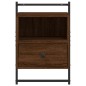vidaXL Wand-Nachttisch Braun Eiche 40x30x61 cm Holzwerkstoff vidaXL Wand-Nachttisch Braun Eiche 40x30x61 cm Holzwerkstoff