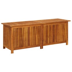 vidaXL Garten-Aufbewahrungsbox 150x50x58 cm Massivholz Akazie