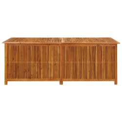vidaXL Garten-Aufbewahrungsbox 200x80x75 cm Massivholz Akazie