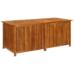 vidaXL Garten-Aufbewahrungsbox 175x80x75 cm Massivholz Akazie