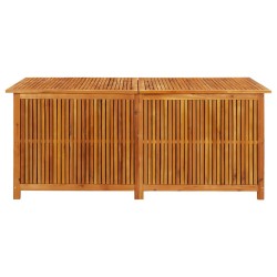 vidaXL Garten-Aufbewahrungsbox 175x80x75 cm Massivholz Akazie