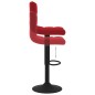 Barhocker 2 Stk. Weinrot Samt Barhocker 2 Stk. Weinrot Samt