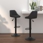 Barhocker 2 Stk. Schwarz Samt Barhocker 2 Stk. Schwarz Samt