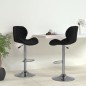 Barhocker 2 Stk. Schwarz Samt Barhocker 2 Stk. Schwarz Samt