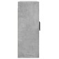 Wandschränke 2 Stk. Betongrau Holzwerkstoff Wandschränke 2 Stk. Betongrau Holzwerkstoff
