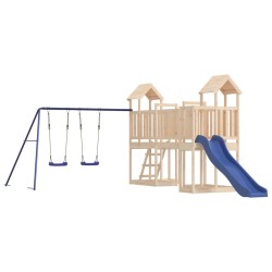 vidaXL Spielturm Massivholz Kiefer