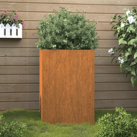 vidaXL Pflanzkübel 52x48x75 cm Cortenstahl