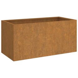 vidaXL Pflanzkübel 62x30x29 cm Cortenstahl