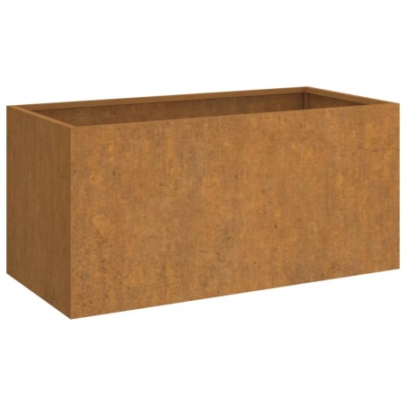 vidaXL Pflanzkübel 62x30x29 cm Cortenstahl