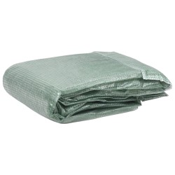 vidaXL Ersatzabdeckung für Gewächshaus (24 m²) 400x600x200 cm Grün